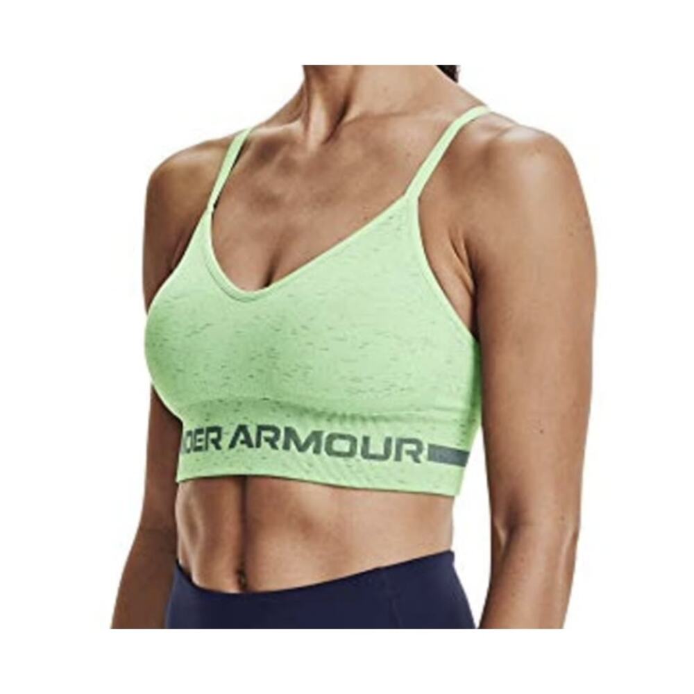 Under Armour Women's Seamless Sports Bra Crossback Low Impact XS Green